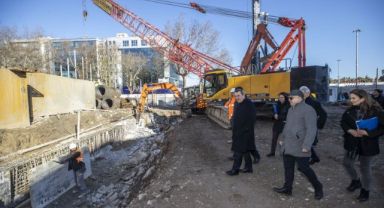 Konak Belediye Başkanı Abdül Batur’dan yeni bina alanında inceleme