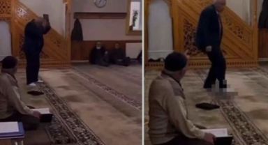 Kur'an-ı Kerim'i 3 Kez Öptükten Sonra Ayağı İle Bastı Gözaltına Alındı