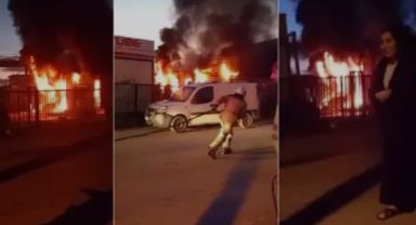 İstanbul'da İşçilerin Kaldığı Konteynerde Çıktı