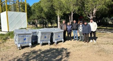 BURHANİYE'DE KONTEYNERLER YENİLENİYOR