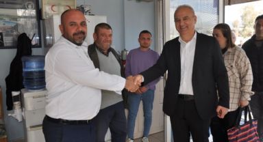  ÇİNE BELEDİYE BAŞKANI KIVRAK, EŞİYOK VE CAN’A ZİYARET