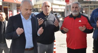 ÇİNE BELEDİYE BAŞKANI KIVRAK KARAGÖZ VE DEPREMZEDELERİ UNUTMADI 