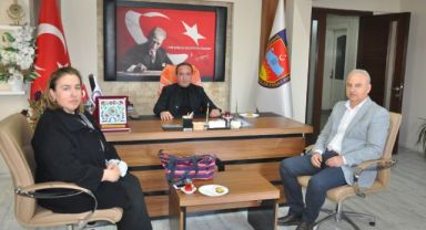 ÇİNE BELEDİYESİ BAŞKANI KIVRAK’TAN ŞOFÖRLER ODASI BAŞKANI SERT’E ZİYARET