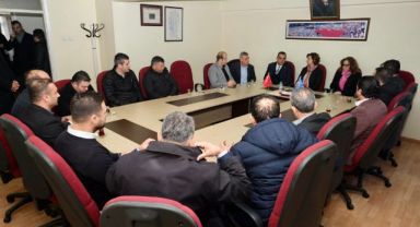 Eskişehir Büyükşehir Belediye Başkan Adayı Ayşe Ünlüce, Türk İş Eskişehir İl Temsilciliğini Ziyaret Etti