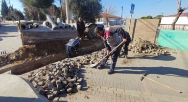 GERMENCİK BELEDİYESİ'NDEN YOL HAMLESİ