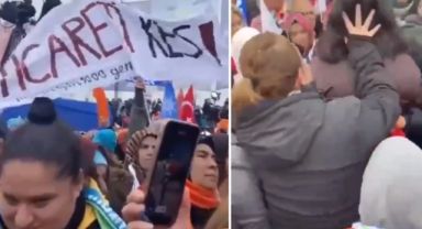 Ankara mitinginde pankart açanlar gözaltına mı alındı? Cumhurbaşkanlığı'ndan açıklama var