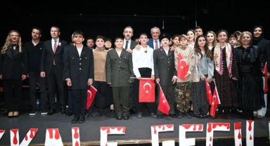 Çanakkale Deniz Zaferi’nin 109’ncu yıl dönümü dolayısıyla Kemer’de tören düzenlendi. 