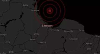 Samsun'da 4 Büyüklüğünde Deprem