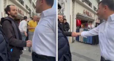 CHP'nin kalesi İzmir'de AK Parti adayı Hamza Dağ, TKP'li gencin sözleri karşısında şaşkınlık yaşadı