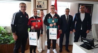 Karateciler Kemer’e 2 altın madalya ile döndü