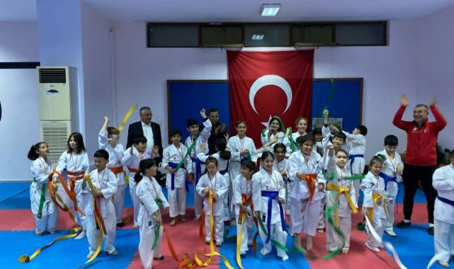 Kemer'de Karatecilerimizin kuşak mutluluğu