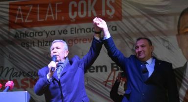 MANSUR YAVAŞ ELMADAĞLILARLA İFTARDA BULUŞTU