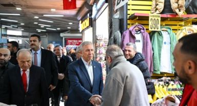 MANSUR YAVAŞ KIZILAY’DA ESNAF ZİYARETİ GERÇEKLEŞTİRDİ