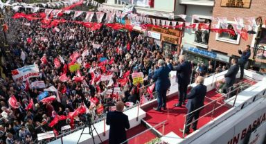 MANSUR YAVAŞ’TAN KIZILCAHAMAM’DA MİTİNG GİBİ AÇILIŞ