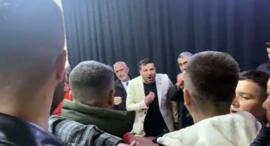 Yeniden Refah Partisi Düzce adayı Davut Güloğlu vatandaşın üzerine yürüdü