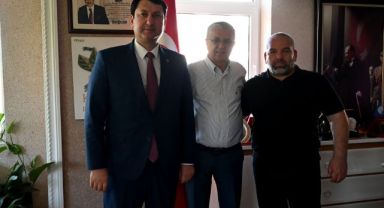 AKATÜB Başkanı Atahan’dan Kemer Belediye Başkanı Necati Topaloğlu’na ziyaret