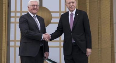 Cumhurbaşkanı Erdoğan, Almanya Cumhurbaşkanı'nı 