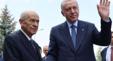 Cumhurbaşkanı Erdoğan, MHP Genel Başkanı Bahçeli'yi ziyaret etti