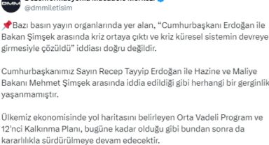 Cumhurbaşkanlığından Açıklama Var