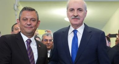 Kurtulmuş ve Özel, görüşme sonrası kamera karşısına geçti