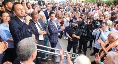 Ömer Eşki'ye Bornova'da coşkulu karşılama