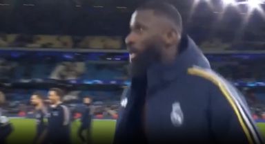 Real Madrid'i Şampiyonlar Ligi yarı finaline taşıyan Rüdiger'in sevinci olay oldu