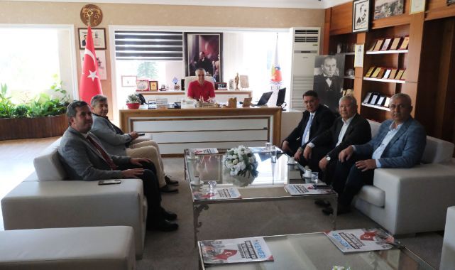 AESOB Başkanı Dere’den Kemer Belediye Başkanı Necati Topaloğlu’na ziyaret