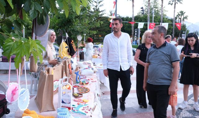Kemerde Üreten Ev Hanımları Kermesi’ne büyük ilgi