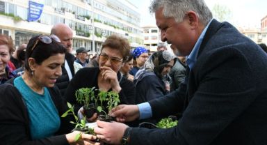 Lüleburgaz Belediyesi 12 bin 500 atalık fideyi vatandaşla paylaşacak!