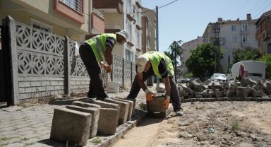 LÜLEBURGAZ BELEDİYESİ SOKAK VE CADDELERİ BİRER BİRER YENİLİYOR