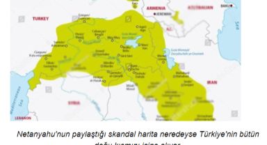 Netanyahu'nun Oğlundan Türkiye'yi Suçlayan Skandal Harita Paylaşımı