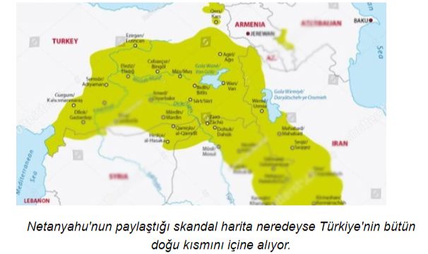 Netanyahu'nun Oğlundan Türkiye'yi Suçlayan Skandal Harita Paylaşımı