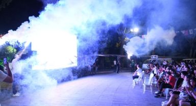 Bornova’da milli maç heyecanı