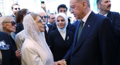 Erdoğan, Özer Uçuran Çiller İçin Düzenlenen Cenaze Törenine Katıldı