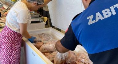 Kemer Belediyesi Zabıta Müdürlüğü ekipleri kasapları denetim 