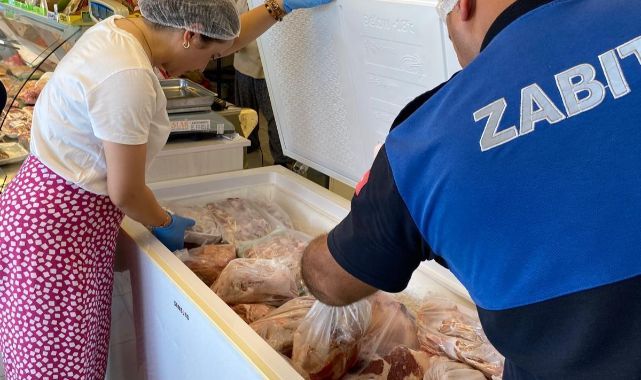 Kemer Belediyesi Zabıta Müdürlüğü ekipleri kasapları denetim