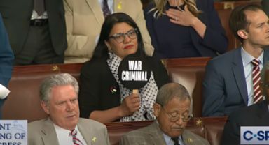 ABD Kongresi'nde Netanyahu'nun Konuşmasına Tek Direniş: Rashida Tlaib'in Savaş Suçlusu Protestosu
