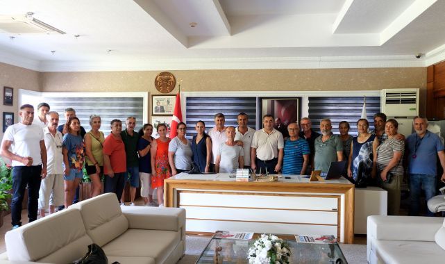 Alevi Kültür Derneği yönetimi Kemer Belediye Başkan Vekili Akar’ı ziyaret etti