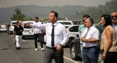 Bornova'da korkutan orman yangını: Alevler bu kez Beşyol’dan yükseldi