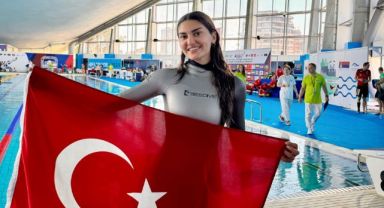 Dünya Şampiyonası’nda yarışan Milli takım sporcusu Yağmur Ergün'den 2 yeni Türkiye rekoru!