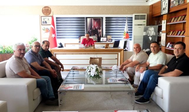Göynük Taksiden Kemer Belediye Başkanı Necati Topaloğlu’na ziyaret