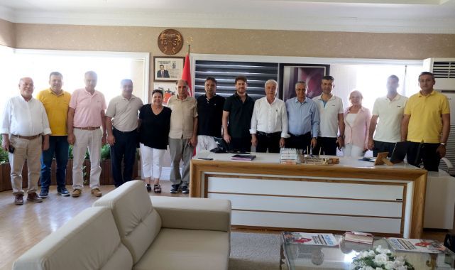 İl Başkanı Kamacı’dan Kemer Belediye Başkanı Necati Topaloğlu’na ziyaret