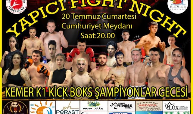 Kemer’de Kick Boks heyecanı
