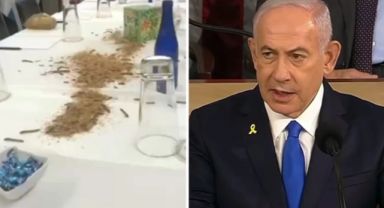 Netanyahu'ya ABD'de Tepkili Karşılama: Filistin Destekçileri Protesto Gösterileri Düzenledi