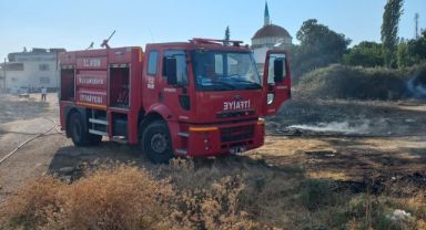 AYDIN BÜYÜKŞEHİR BELEDİYE İTFAİYESİ YANGINLARA ANINDA MÜDAHALE ETTİ