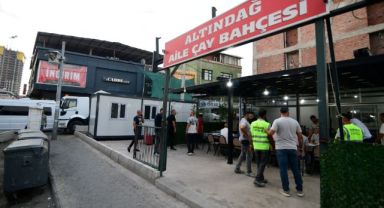 Bornova'da Kaldırım işgaline karakol önlemi