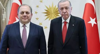 Cumhurbaşkanı Erdoğan, Yargıtay Başkanı Ömer Kerkez’i Külliye’de Kabul Etti