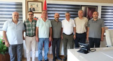 DİSK Şube Başkanı Küçük’ten Kemer Belediye Başkanı Necati Topaloğlu’na ziyaret