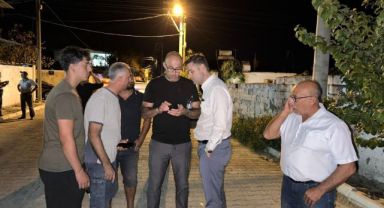 GERMENCİK BELEDİYE BAŞKANI ZENCİRCİ’DEN YANGIN BÖLGELERİNDE GECE MESAİSİ