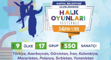 Kartal Belediyesi'nden Kültür Şöleni: 3. Uluslararası Halk Oyunları Festivali Başlıyor